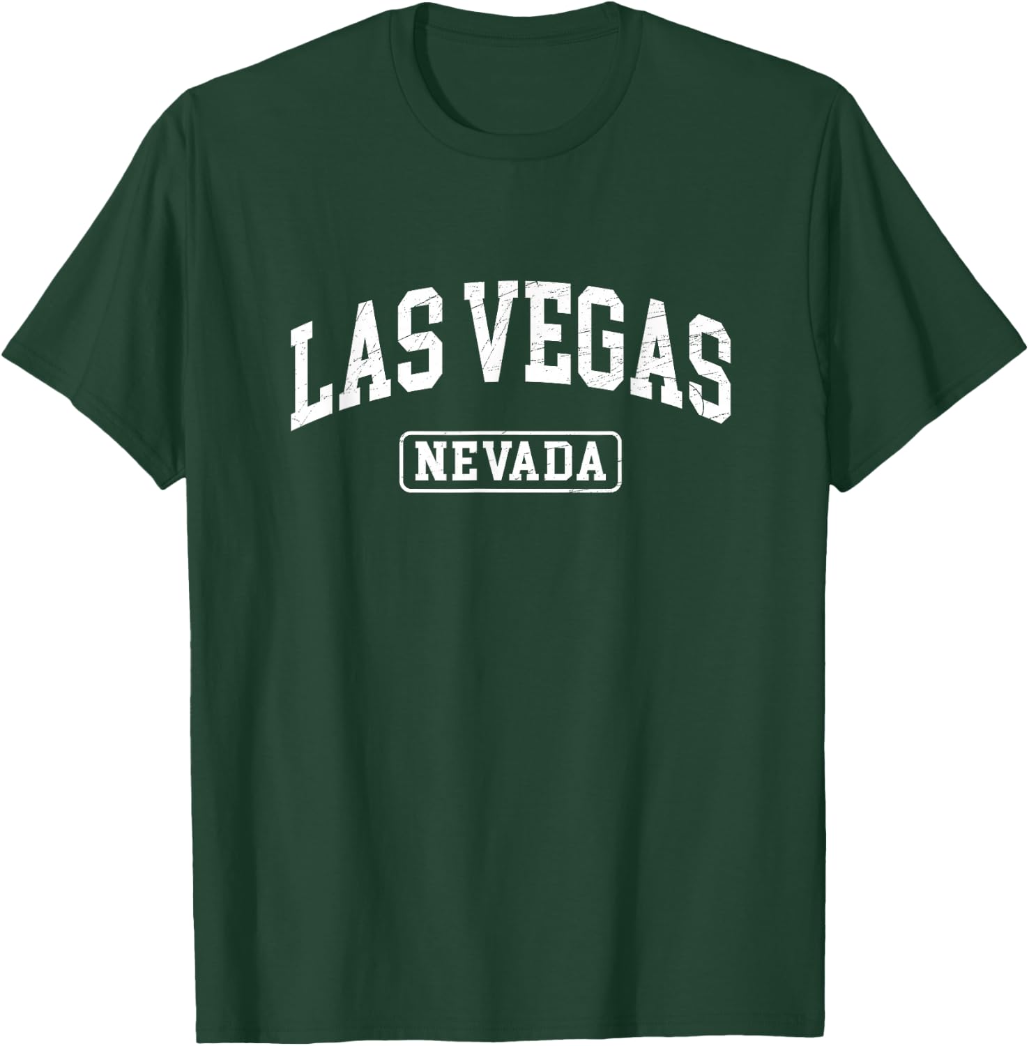 Las Vegas - Nevada - Retro/Worn Style Design - Classic T-Shirt - T-Shirt | Forest
