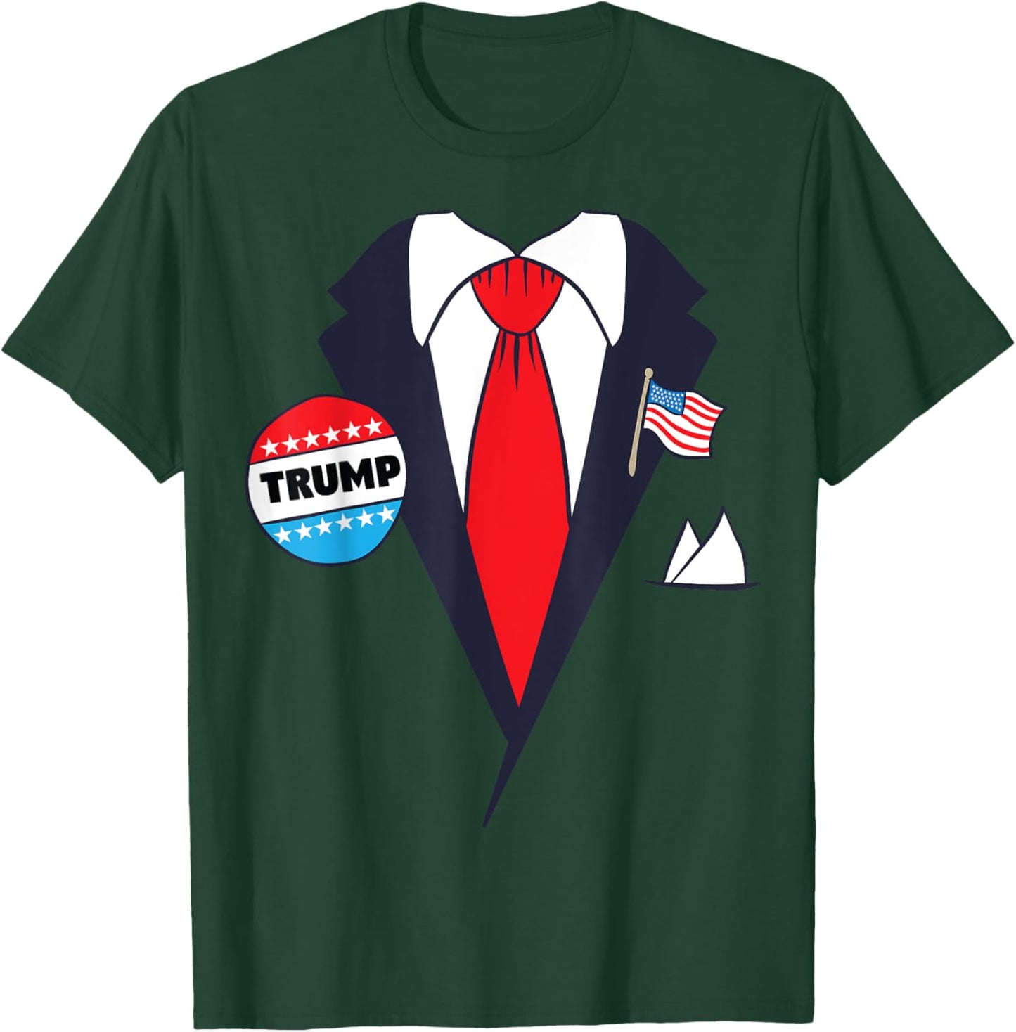 Funny Donald Trump Halloween Costume Shirt - Cartoon T-Shirt - T-Shirt | Forest