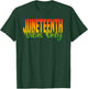 Juneteenth Vibes Only 1865 African American Men Women Kids T-Shirt - T-Shirt | Forest