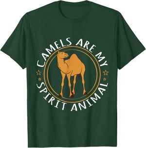 Camel Lover - Camels are My Spirit Animal T-Shirt - T-Shirt | Forest