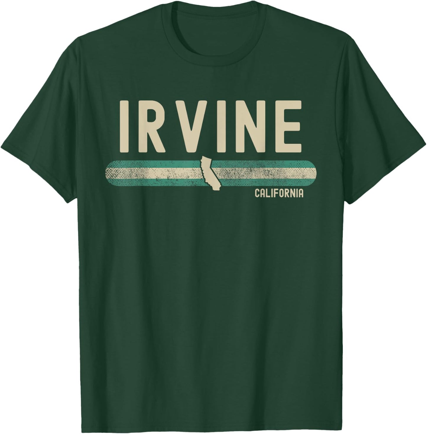 Irvine CA | California | Travel & 80s Style T-Shirt - T-Shirt | Forest