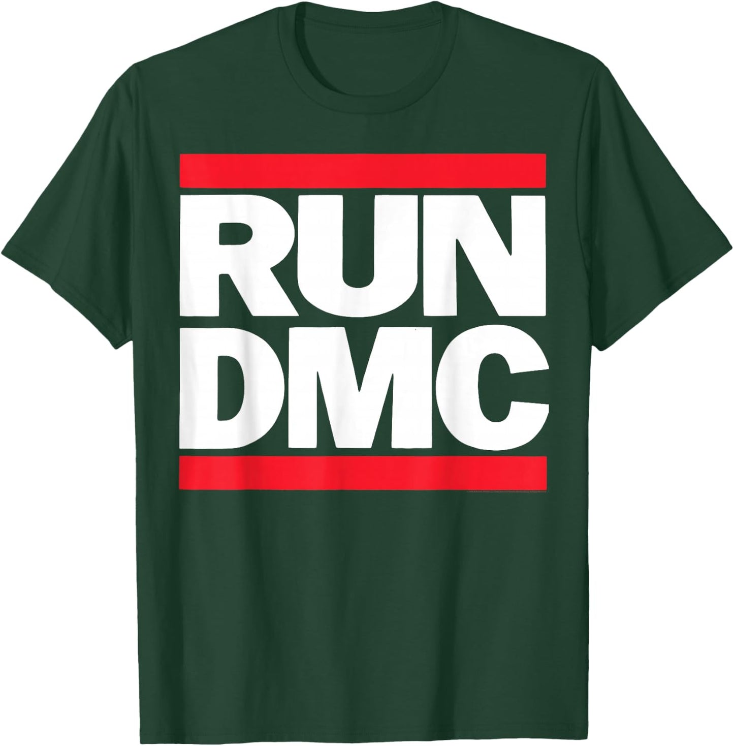 RUN--DMC Offizielles Logo , Herren, Kinder, Schwarz, S, Kurzarm, , Retro , Hip Hop Fans, Retro Music Lovers, All Ages T-Shirt - T-Shirt | Forest