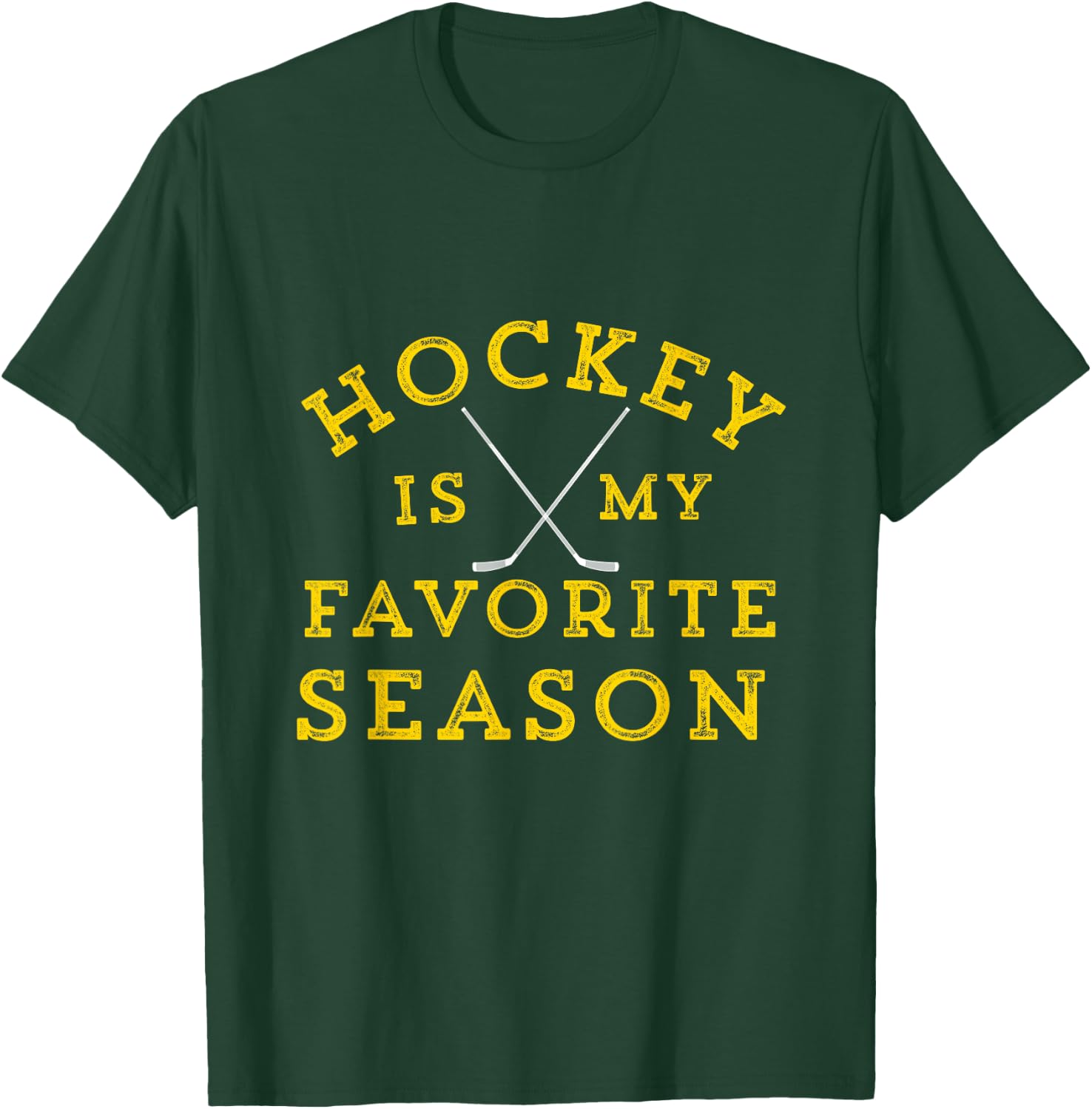Hockey Is My Favorite Season Pittsburgh Gold Black Gift T-Shirt - T-Shirt | Forest