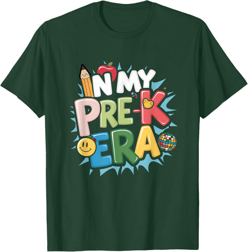 In My Pre-K Era Retro Preschool Back To School