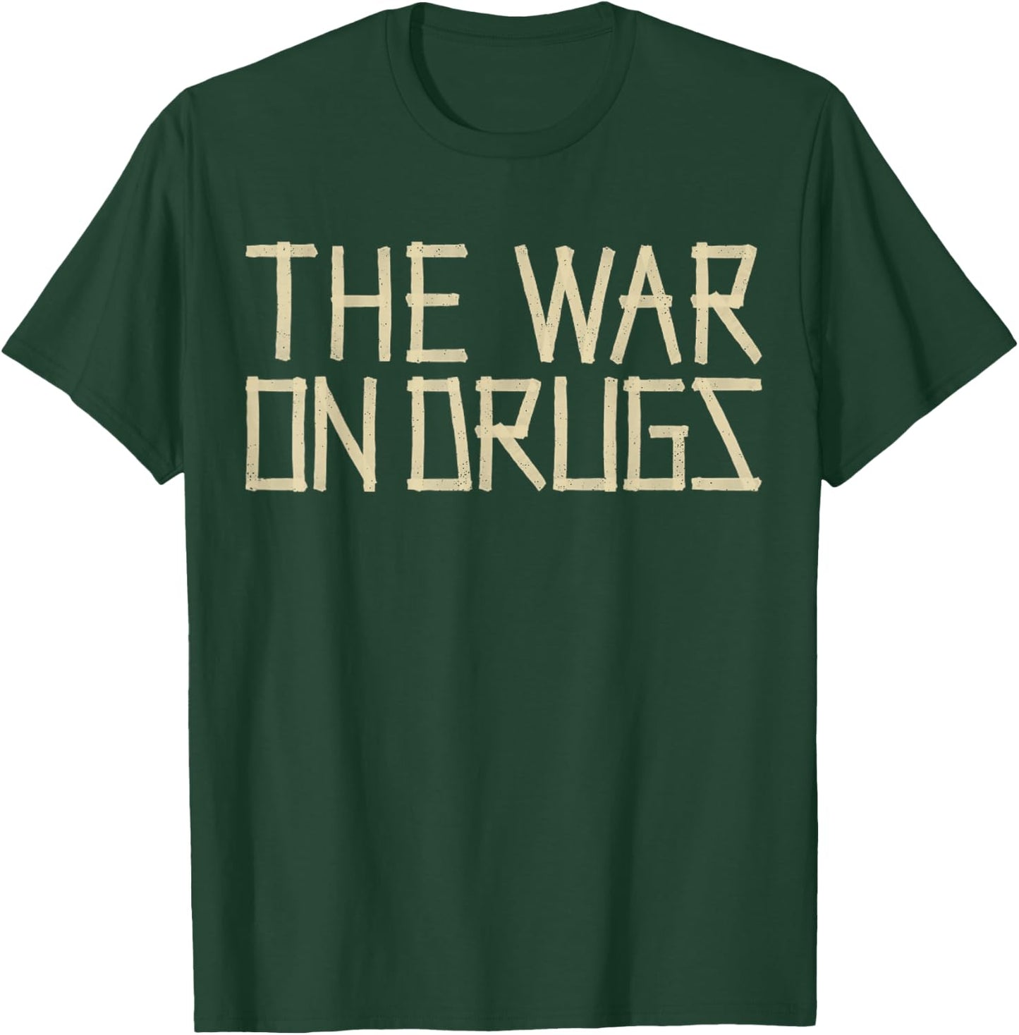 Vintage War On Drugs Retro Cassette Rock 90s Musician T-Shirt - T-Shirt | Forest