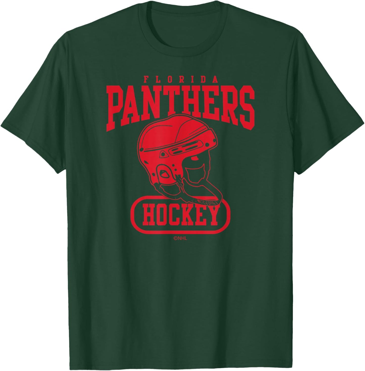 Florida Panthers Helmet Navy Officially Licensed T-Shirt - T-Shirt | Forest