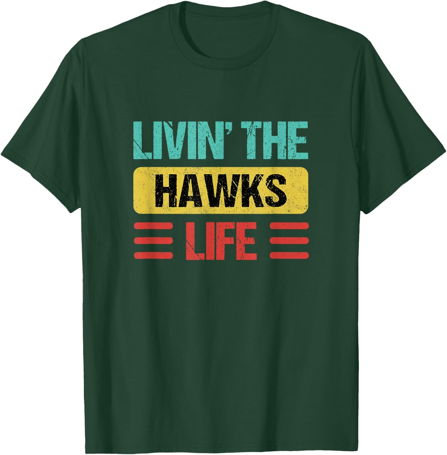 Hawks Name T-Shirt - T-Shirt | Forest