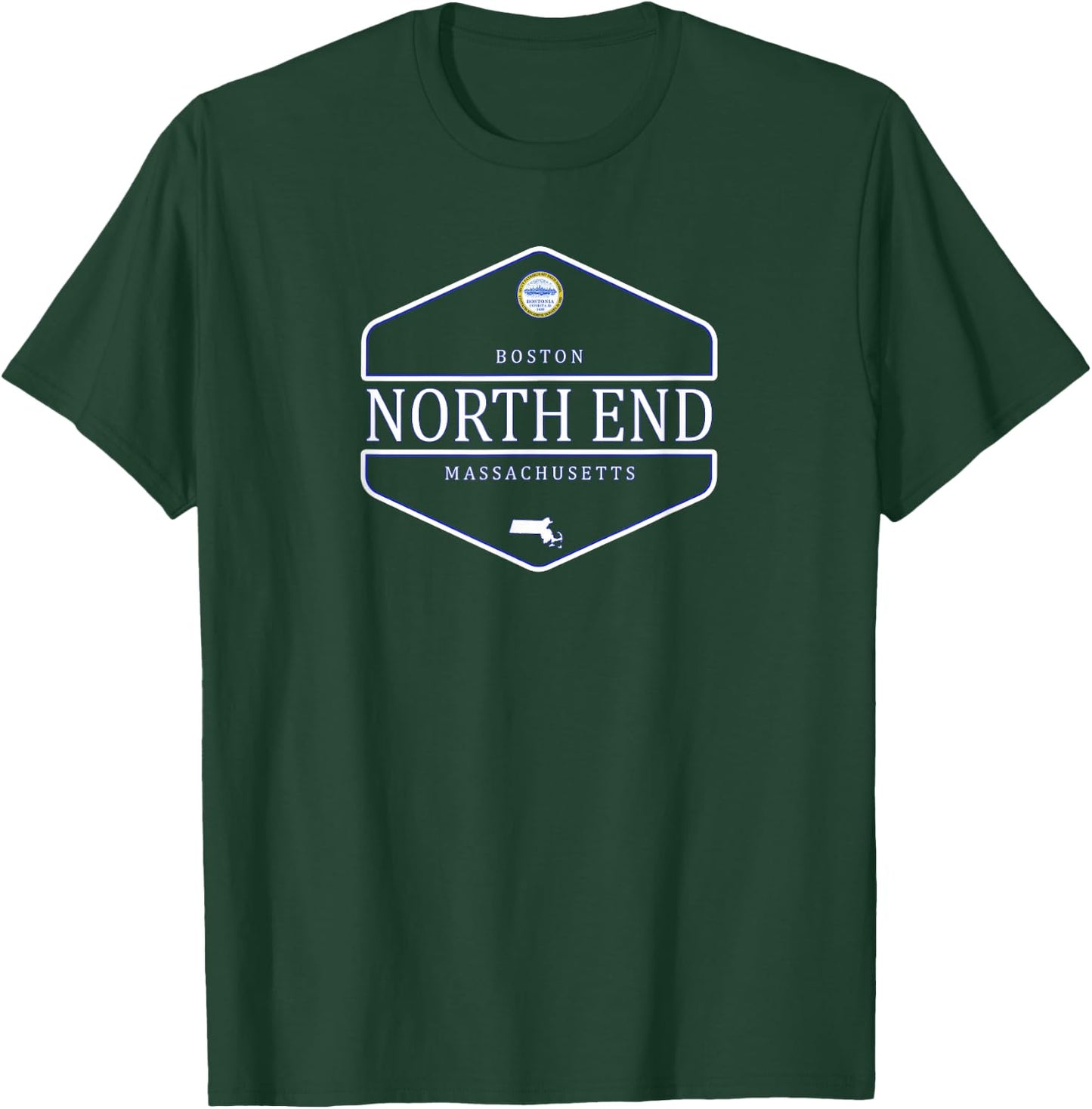 North End - Boston - Massachusetts T-Shirt - T-Shirt | Forest