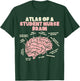 Atlas Of Student Nurse Brain Funny Nursing School Women Gift T-Shirt - T-Shirt | Forest