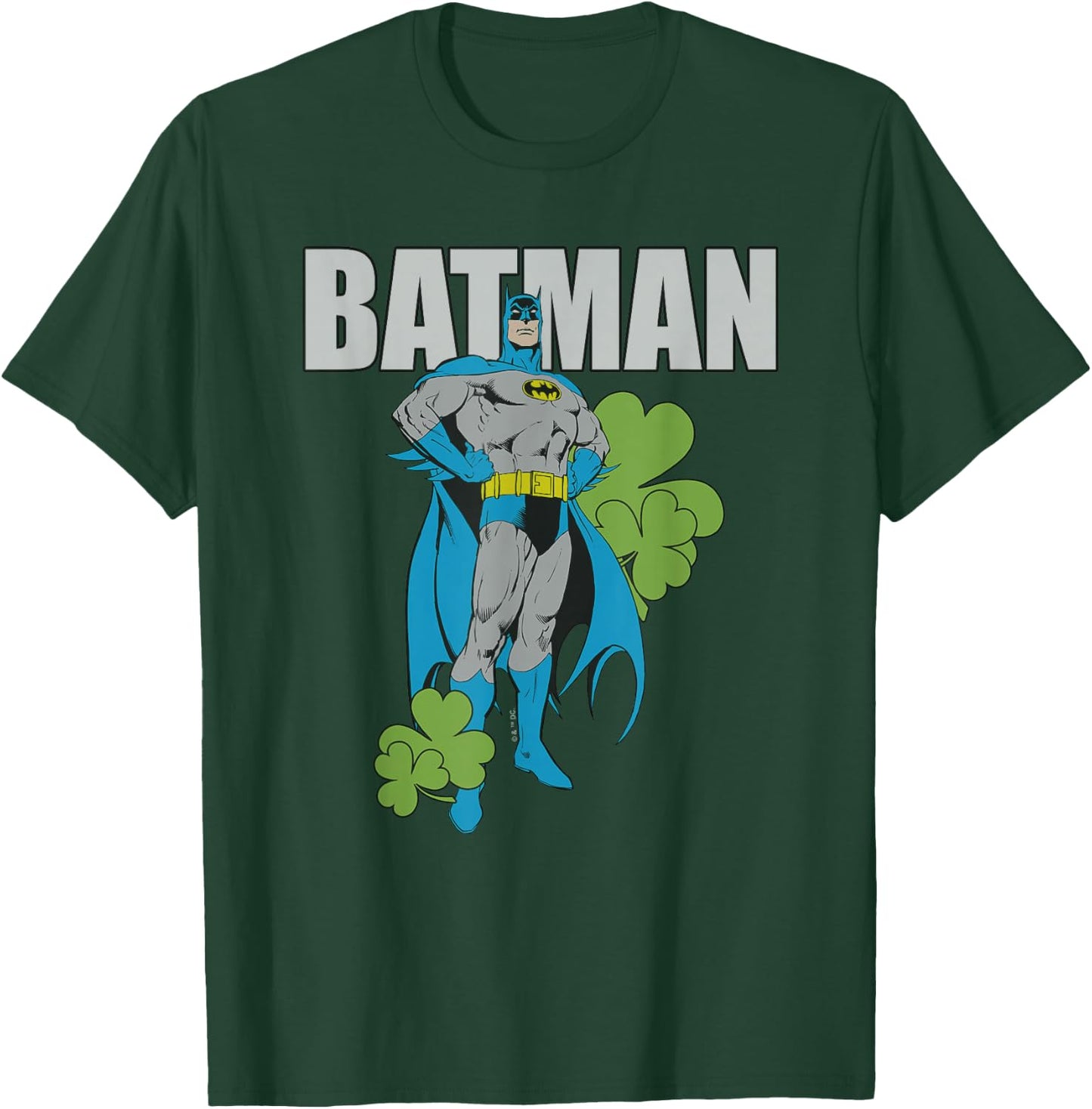 Batman St Patrick's Day Who Needs Luck T-Shirt - T-Shirt | Forest