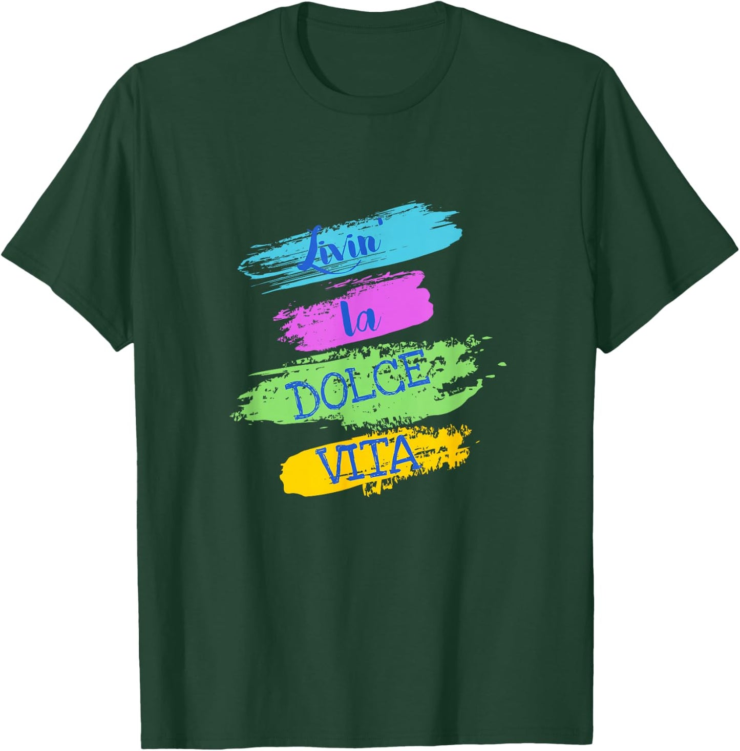 The Dolce Vita , black T-Shirt - T-Shirt | Forest