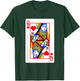 Heart Women's Poker Card Games Playing Cards Black Jack T-Shirt - T-Shirt | Forest