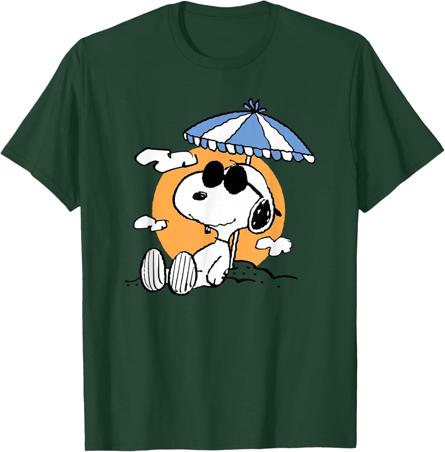 Peanuts - Snoopy Beach Day , blue T-Shirt - T-Shirt | Forest