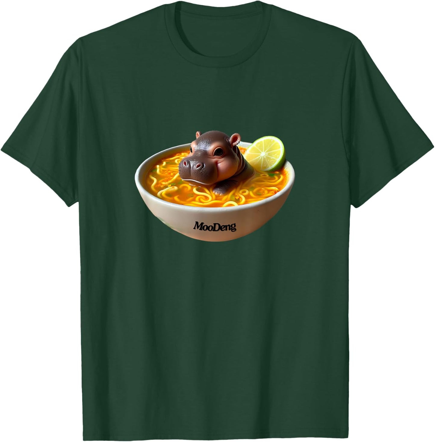 Pygmy Hippo Moodeng, Moodeng lover, Funny Moodeng T-Shirt - T-Shirt | Forest