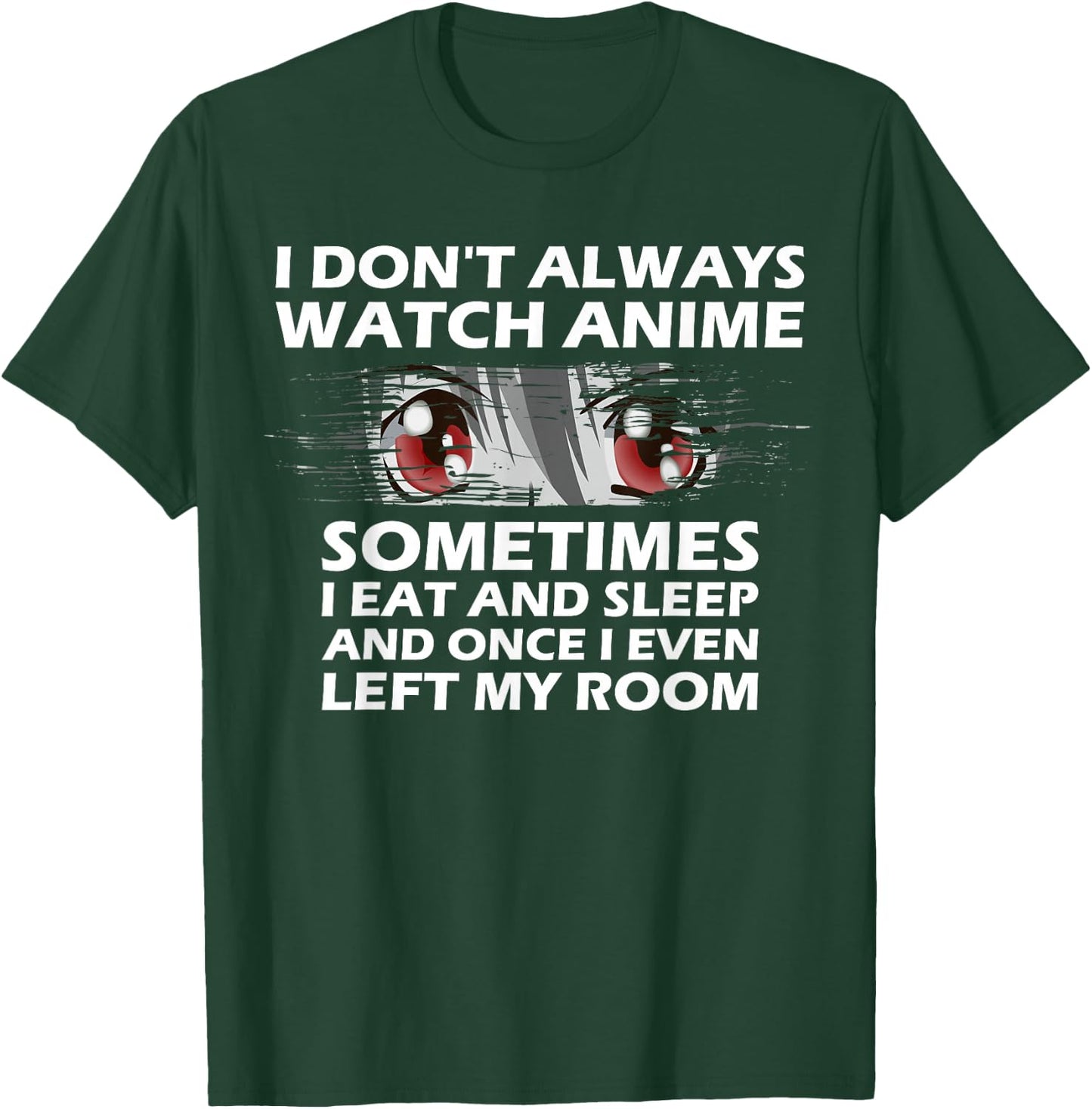 Anime Gift Teen Girls Women Boys Cute Anime Merch Lovers Small T-Shirt - T-Shirt | Forest