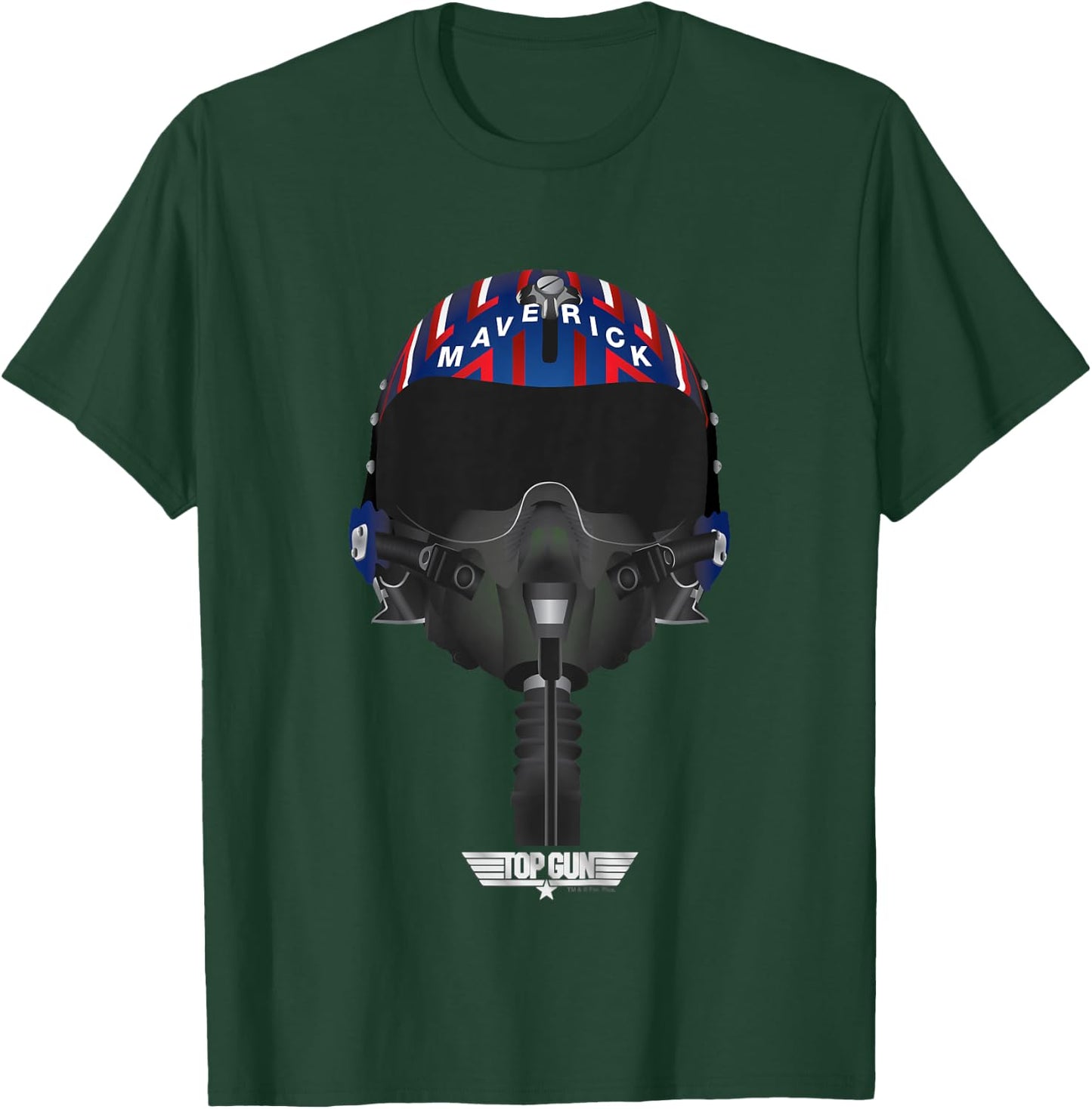 Top Gun Children's Marverick Pilot Helmet , Blue, 2 T-Shirt - T-Shirt | Forest