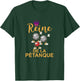 Women's Queen of Petanque Petanque Women's , Black, S T-Shirt - T-Shirt | Forest