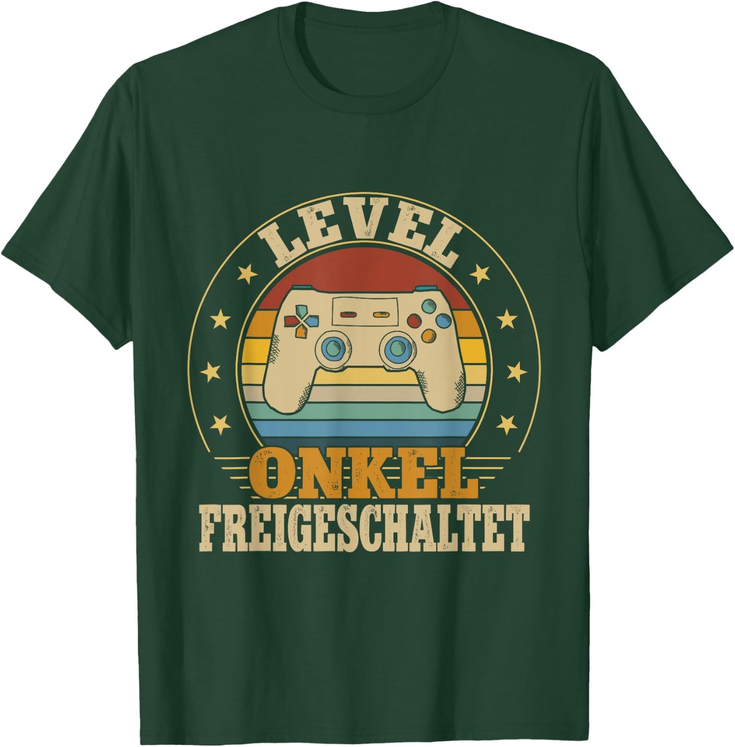 Onkel Level Loading Schwangerschaft Verkünden Baby Party T-Shirt - T-Shirt | Forest