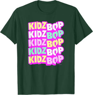 KIDZ BOP Merch – Pastel KIDZ BOP Logo T-Shirt - T-Shirt | Forest
