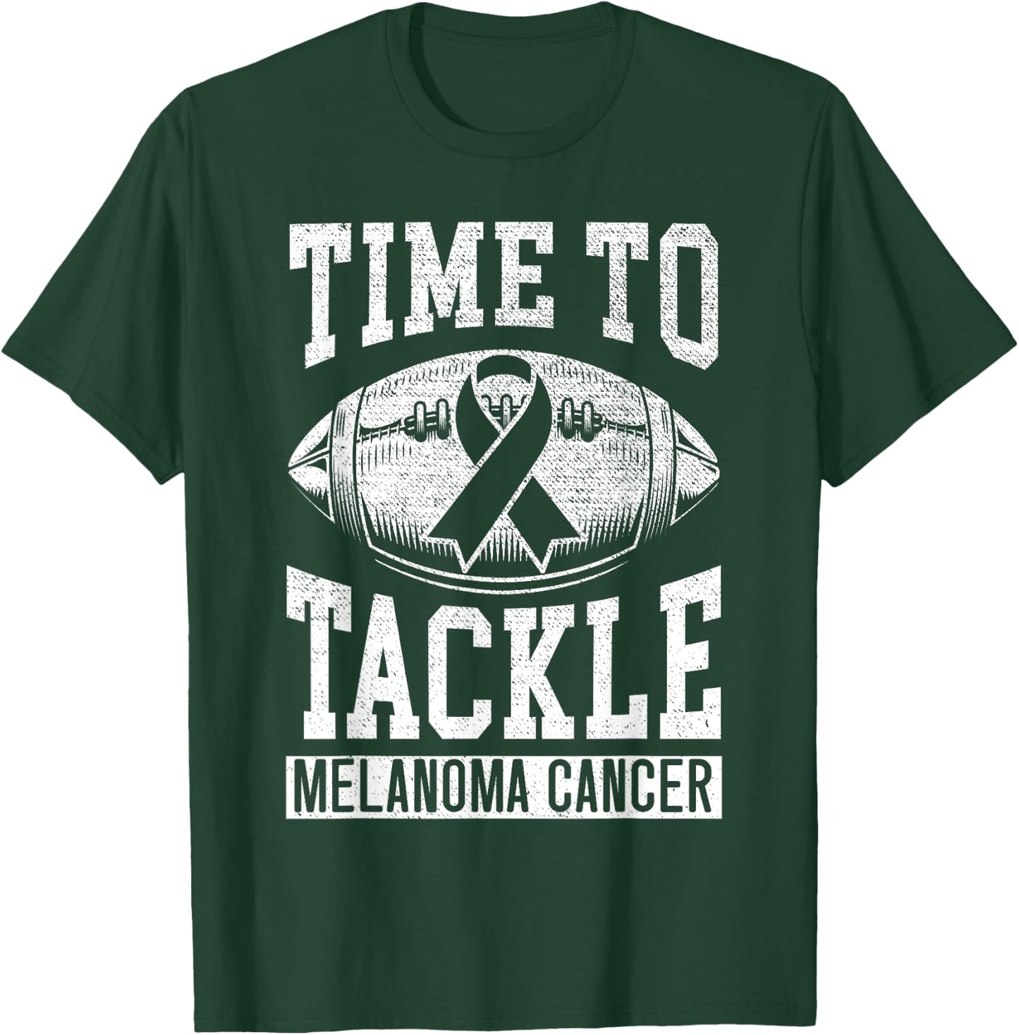 Time To Tackle Melanoma Cancer Melanoma Awareness T-Shirt - T-Shirt | Forest