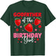 Godfather Of The Birthday Girl Strawberry Birthday Family T-Shirt - T-Shirt | Forest