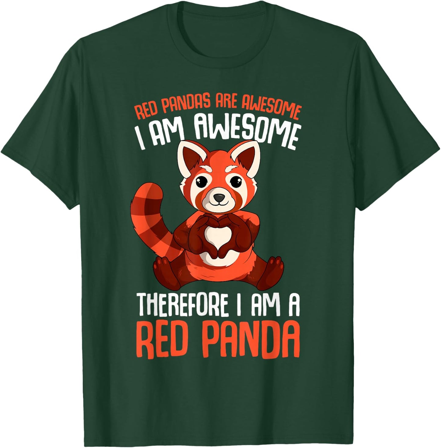 Red Pandas Are Awesome Boys Kids Red Panda T-Shirt - T-Shirt | Forest