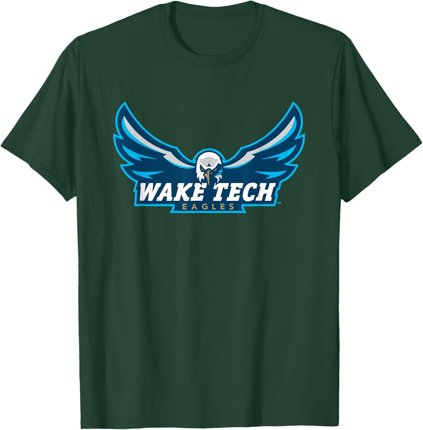 Wake Tech Eagles Wake Tech Community College Logo T-Shirt - T-Shirt | Forest