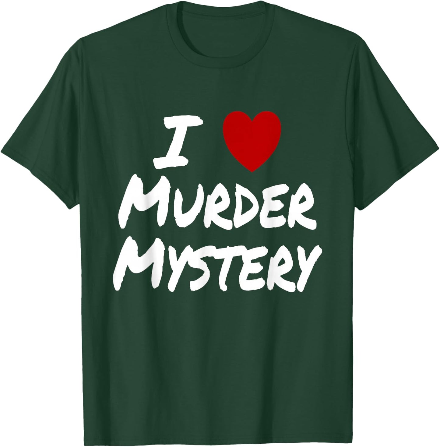 I Heart (Love) Murder Mystery TV Show Book Series Literature T-Shirt - T-Shirt | Forest