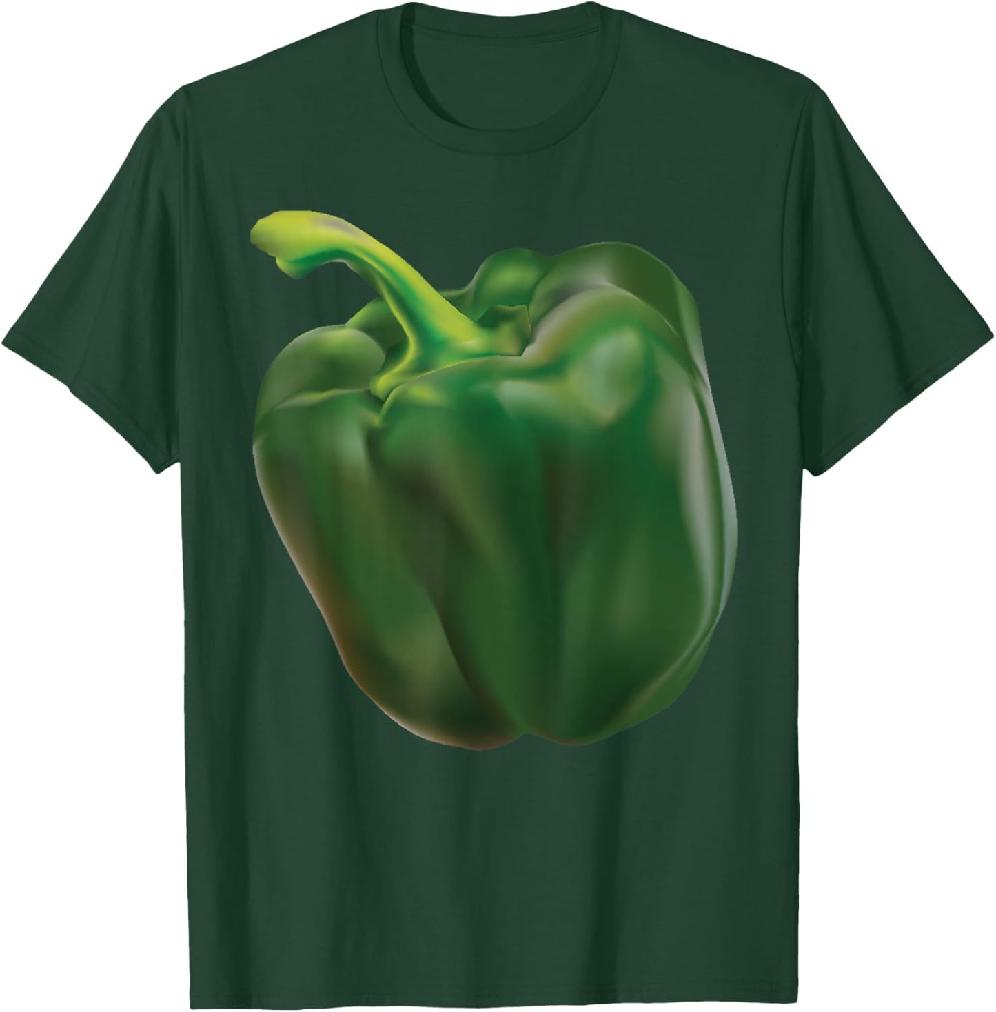 Green Bell Pepper Halloween Costume Veggie Salad T-Shirt - T-Shirt | Forest