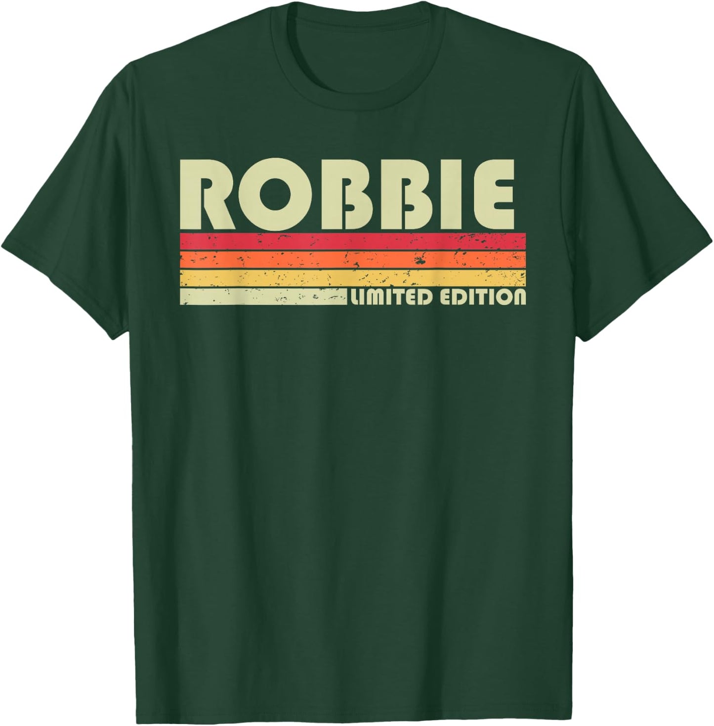 Robbie Geschenkname, personalisiert, Retro, Vintage, 80er, 90er Jahre Geburtstag T-Shirt - T-Shirt | Forest
