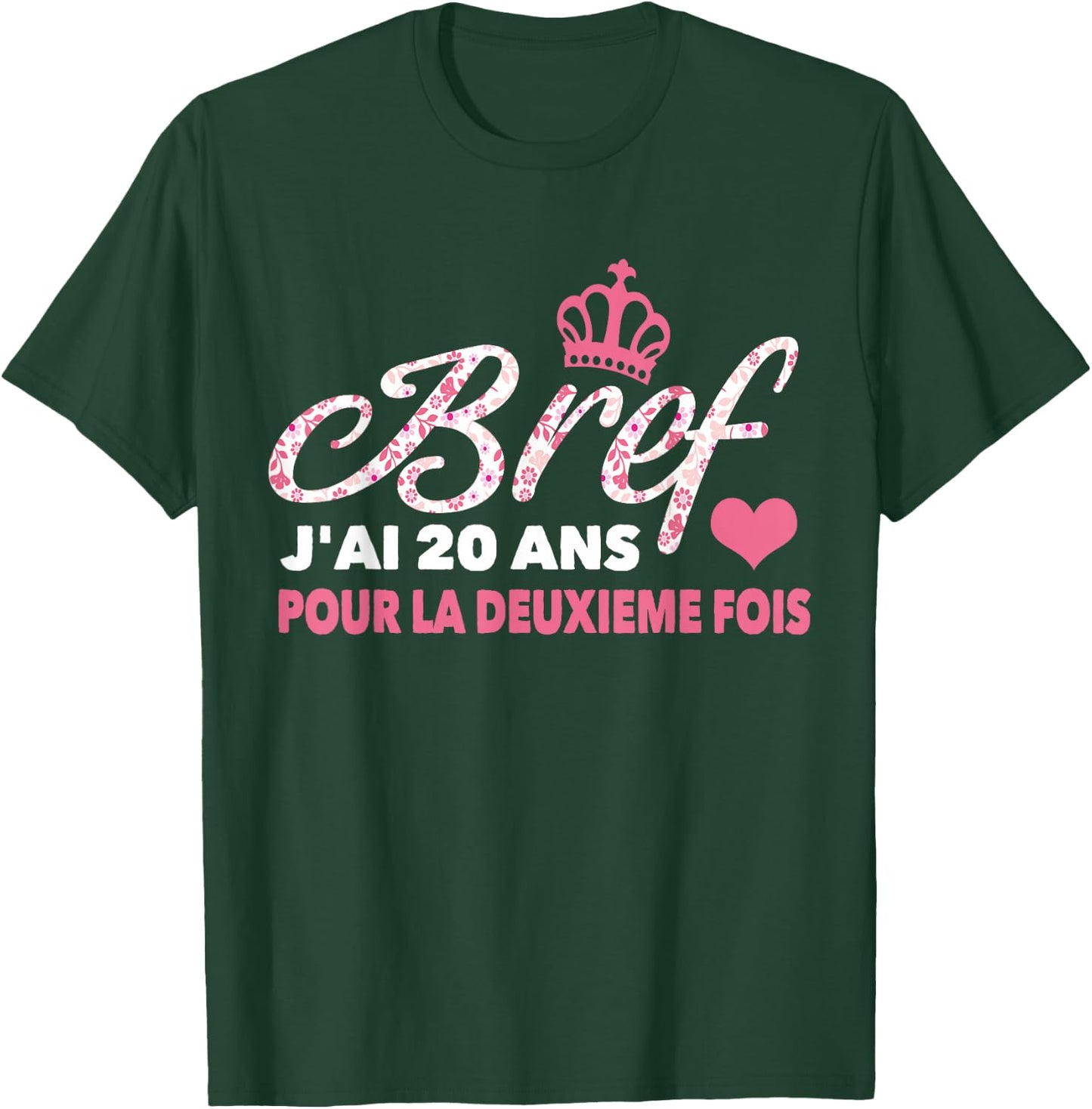 40 Years Anniversary Woman Vintage 1982 Humour Gift T-Shirt - T-Shirt | Forest