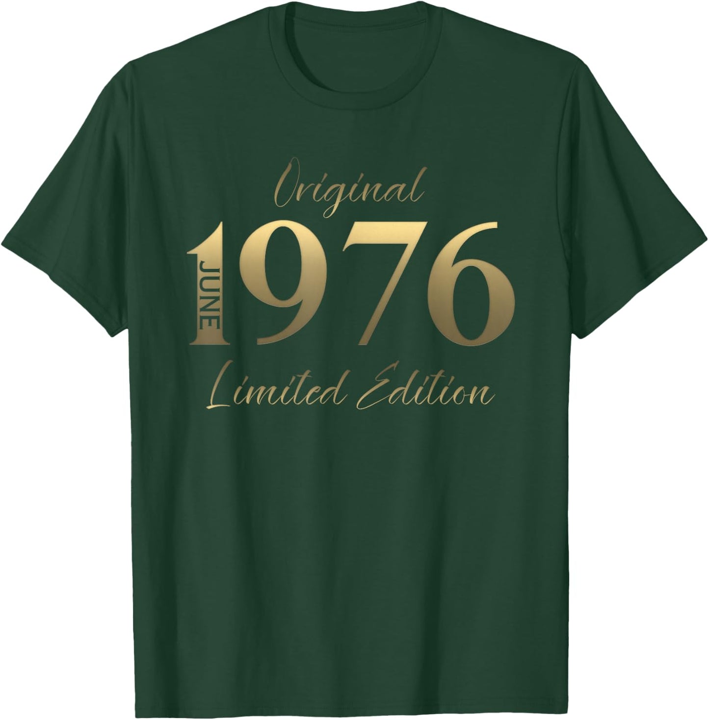 50 Ans Anniversaire Homme Cadeau Juin 1976 Vintage T-Shirt - T-Shirt | Forest