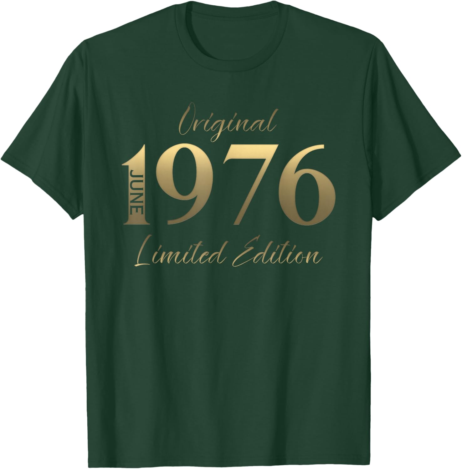 50 Ans Anniversaire Homme Cadeau Juin 1976 Vintage T-Shirt - T-Shirt | Forest