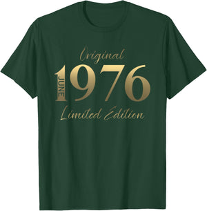 50 Ans Anniversaire Homme Cadeau Juin 1976 Vintage T-Shirt - T-Shirt | Forest