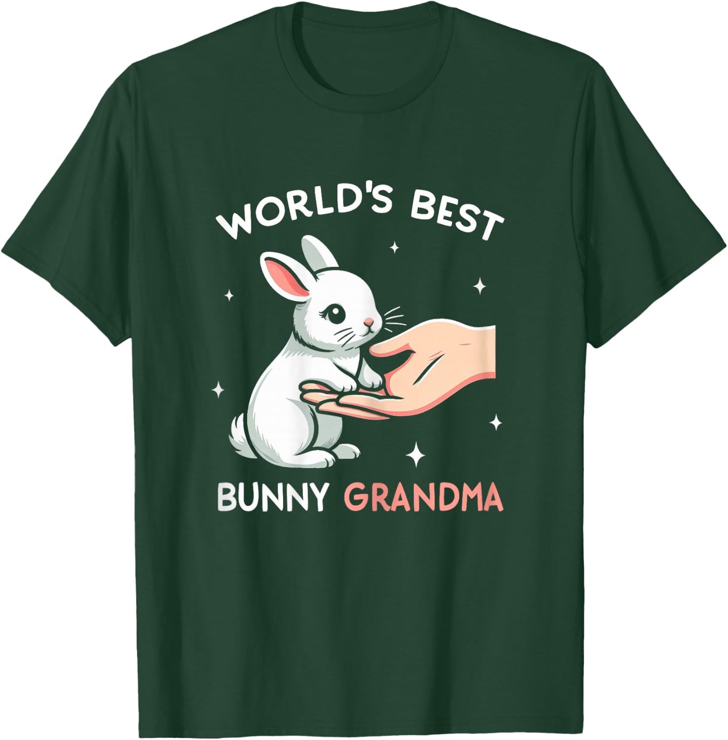 World´s Best Bunny Grandma Rabbit Love Easter Girls T-Shirt - T-Shirt | Forest