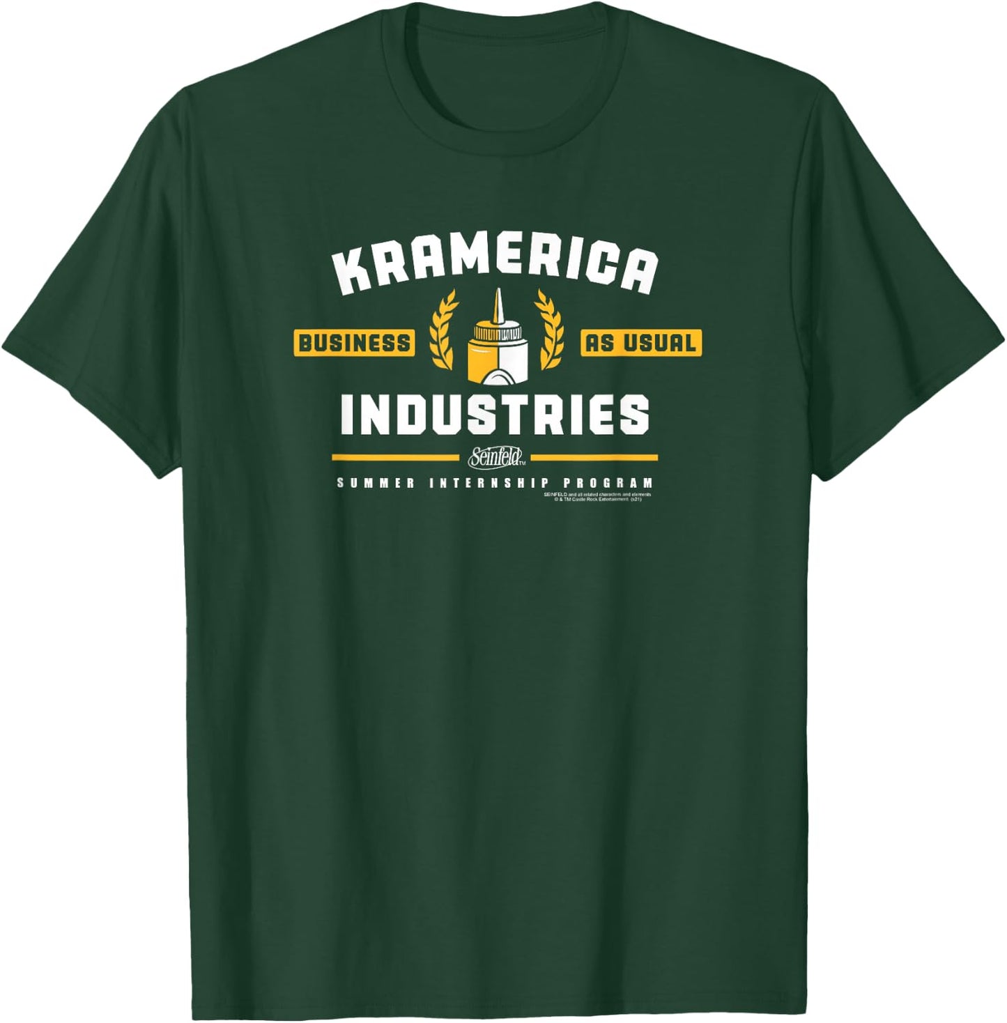 Seinfeld Kramerica Industries Business as Usual 90's TV Show T-Shirt - T-Shirt | Forest