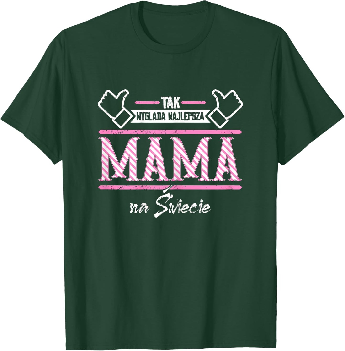 Mutter Tak wyglada najlepsza mama na swiecie T-Shirt - T-Shirt | Forest