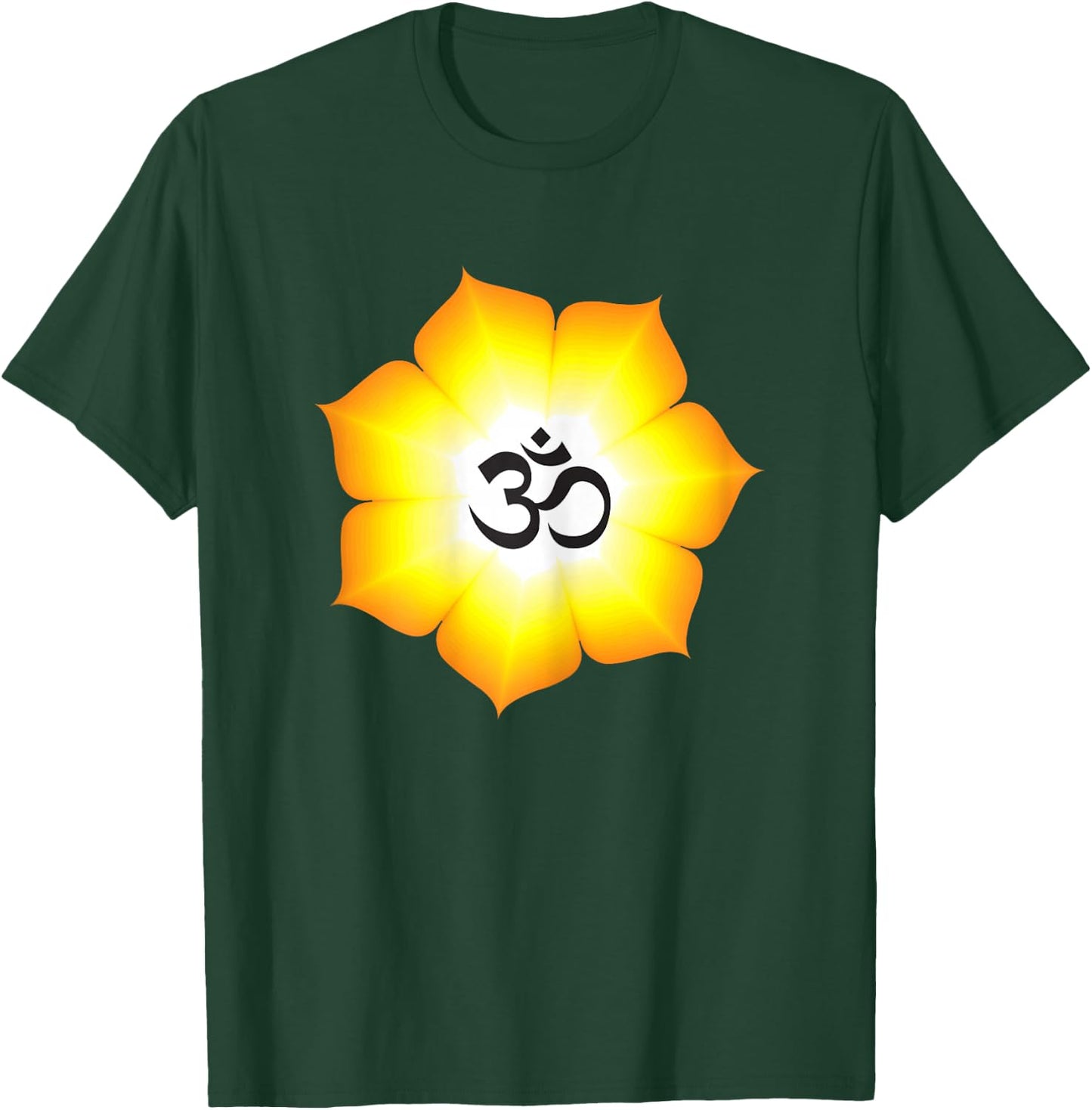 OM White Yoga T-Shirt - T-Shirt | Forest