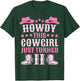 11yr Birthday Cowgirl Western 11 Year Old Girl 11th Birthday T-Shirt - T-Shirt | Forest