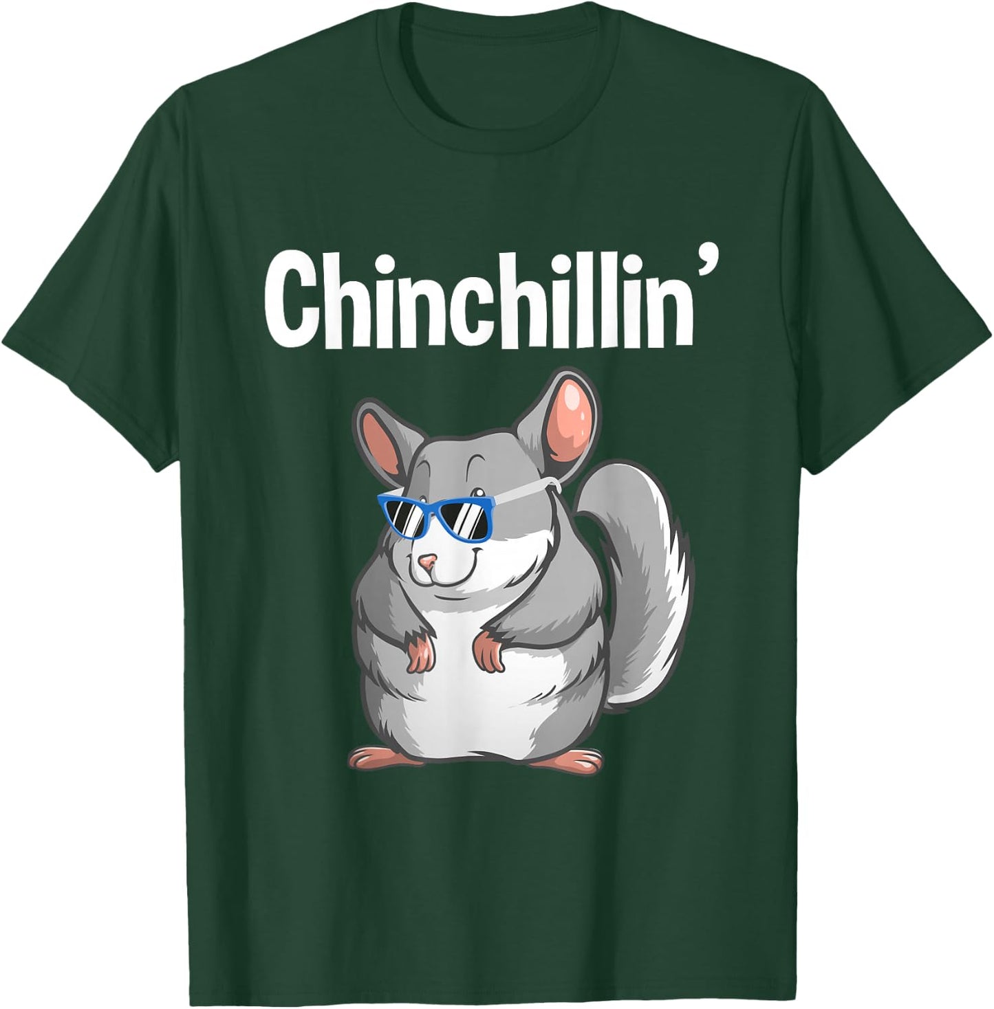 Funny Chinchilla Women Rat Squirrel Koala Zoo Animal T-Shirt - T-Shirt | Forest