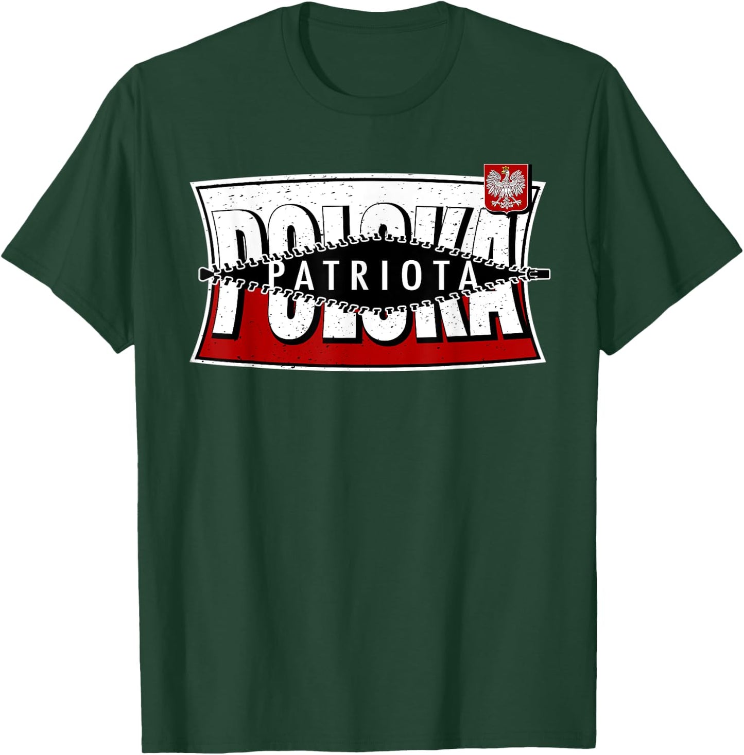 Polish Patriot Polski Patriota Polish Heritage Graphic T-Shirt - T-Shirt | Forest