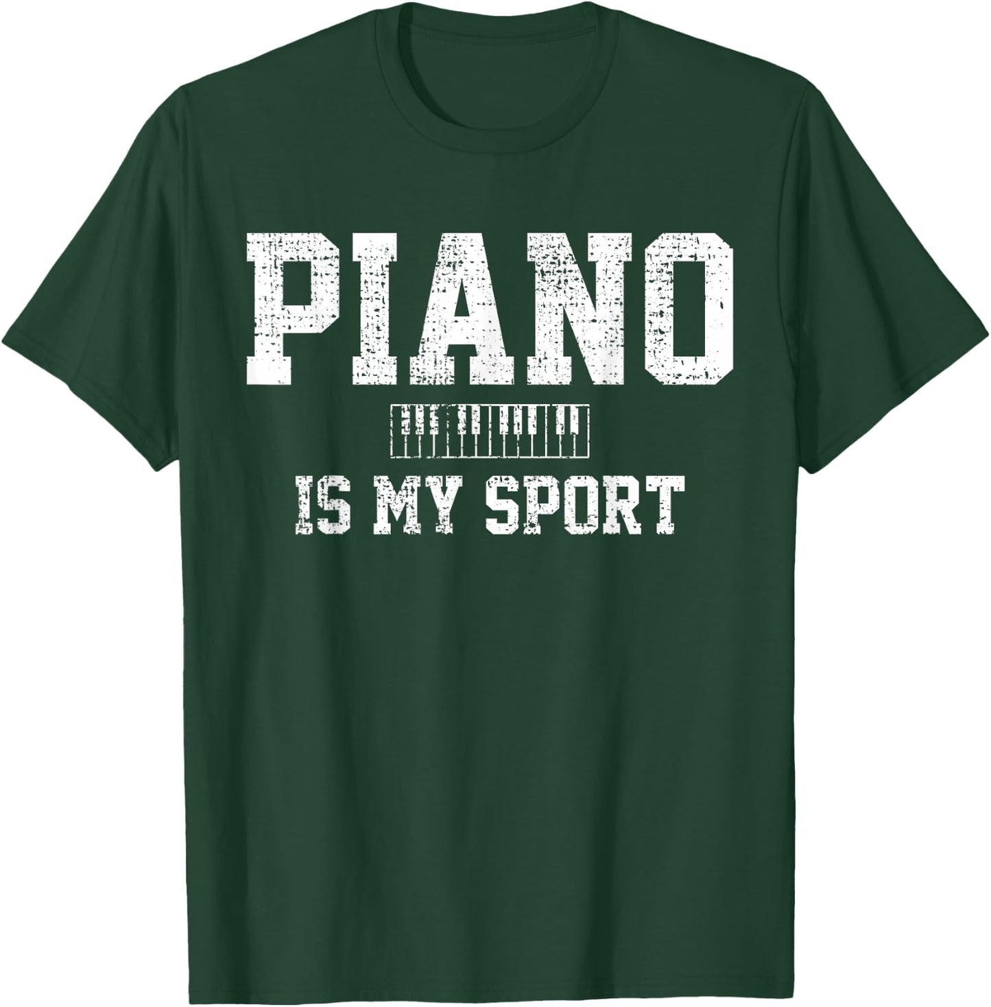Piano Music Keyboard Musical Instrument T-Shirt - T-Shirt | Forest