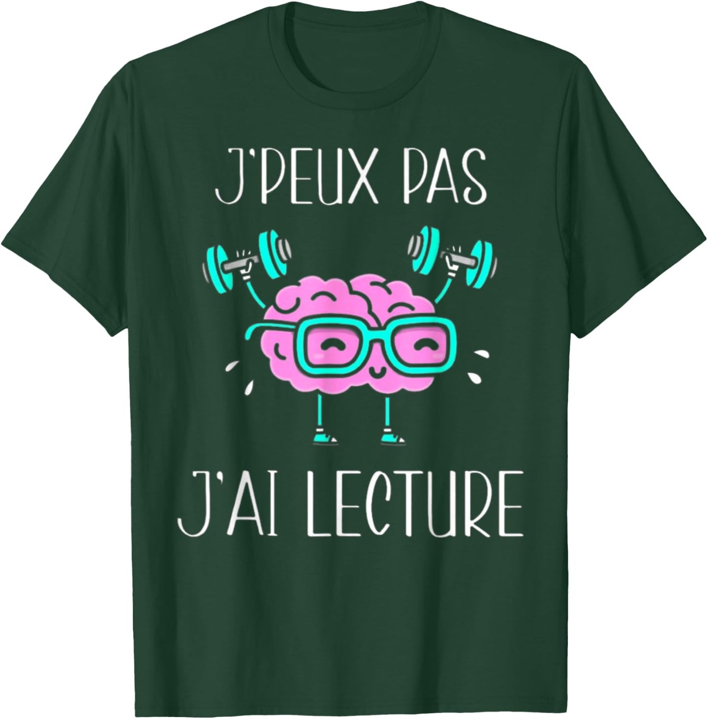 Je Peux Pas J'Ai Lecture Cadeau , Black, S T-Shirt - T-Shirt | Forest