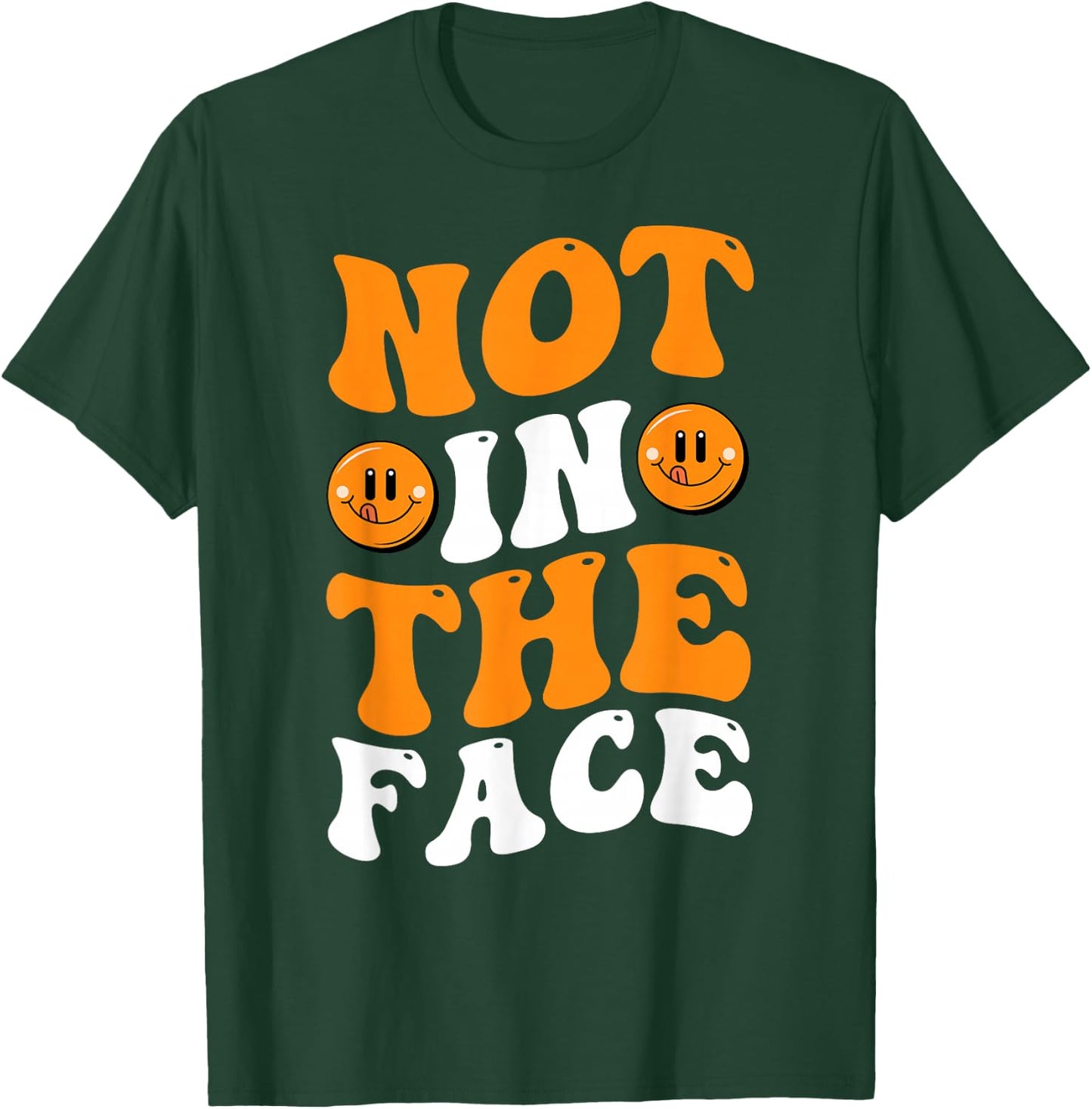 Not in the Face Dodgeball T-Shirt - T-Shirt | Forest