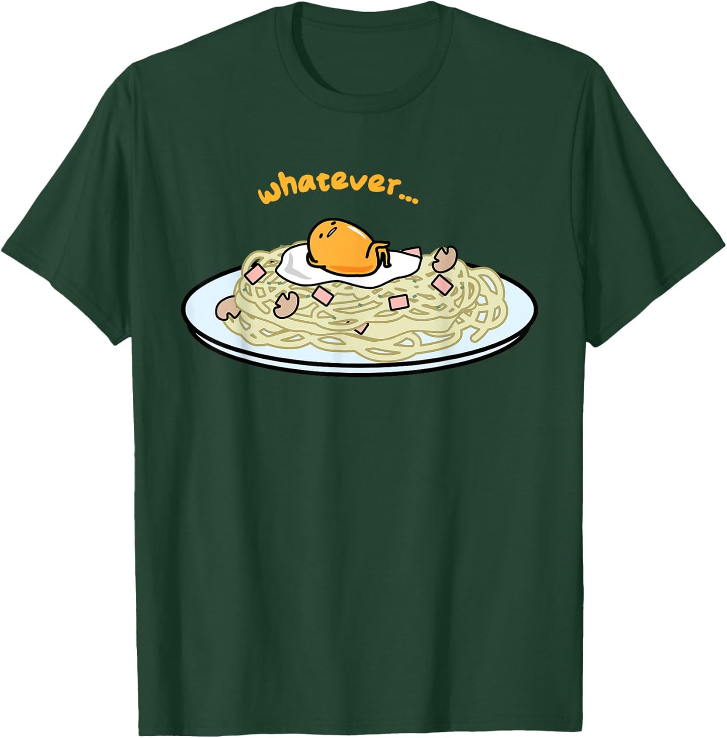 Gudetama "Whatever" Pasta Shirt T-Shirt - T-Shirt | Forest