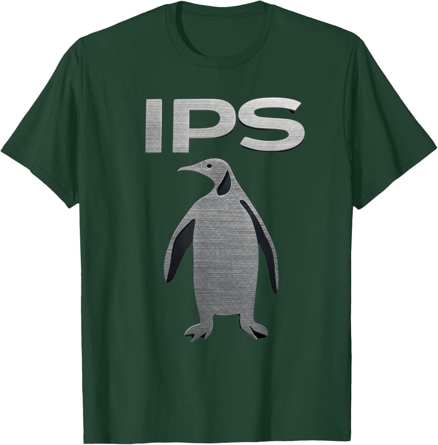 IPS Metal Cutout Design Penguins Infinite Plane Society T-Shirt - T-Shirt | Forest
