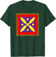Derafsh Kaviani, lotus flower, Iranian history, flag, badge T-Shirt - T-Shirt | Forest
