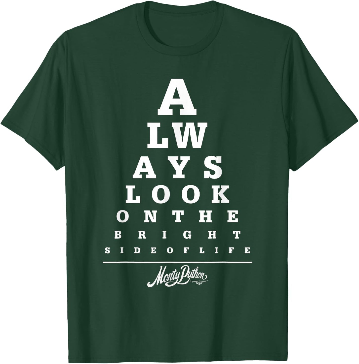 Monty Python Official Bright Side Eye Test , black T-Shirt - T-Shirt | Forest