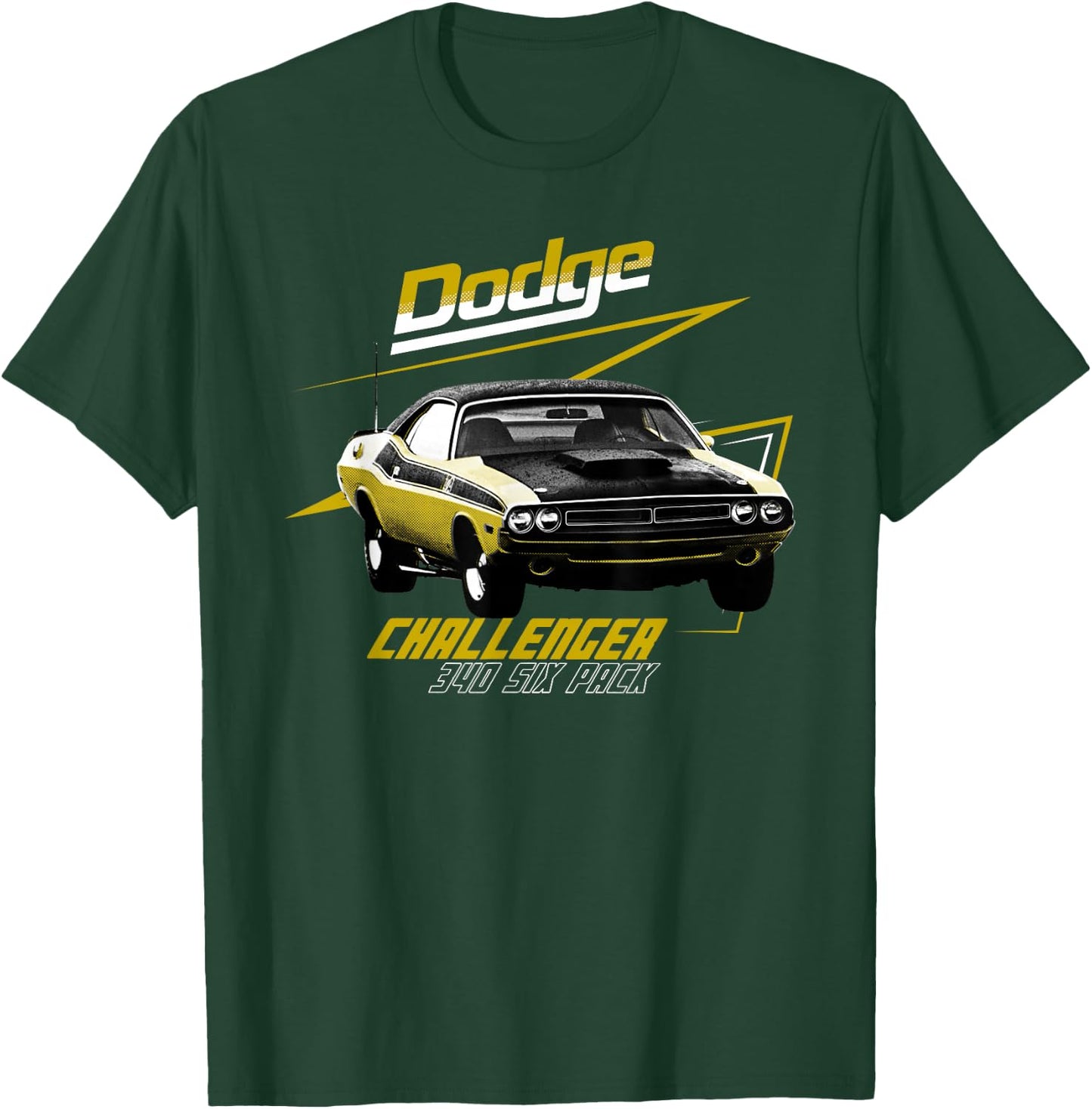 Dodge Challenger 340 Pack of 6, Black, S T-Shirt - T-Shirt | Forest
