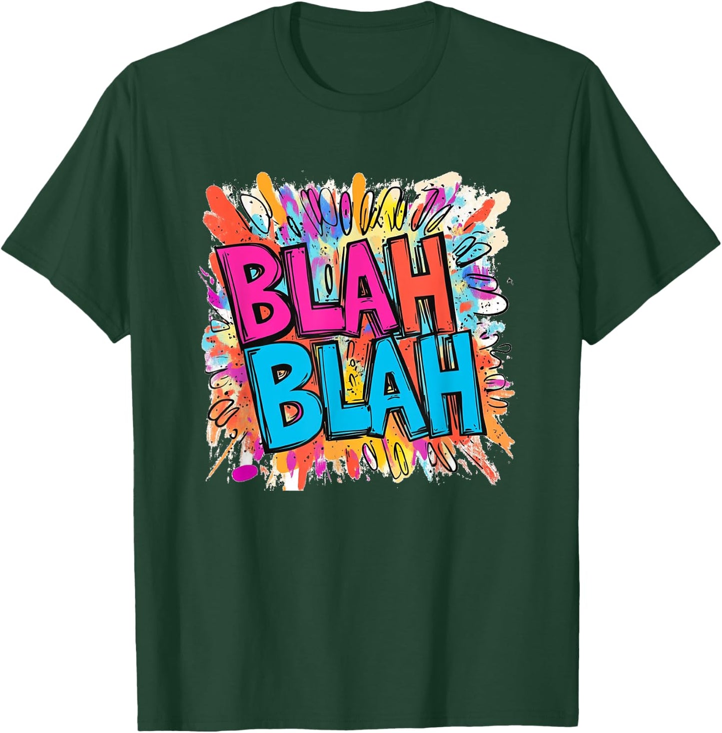 Mehrfarbiges Blah-Kostüm T-Shirt - T-Shirt | Forest